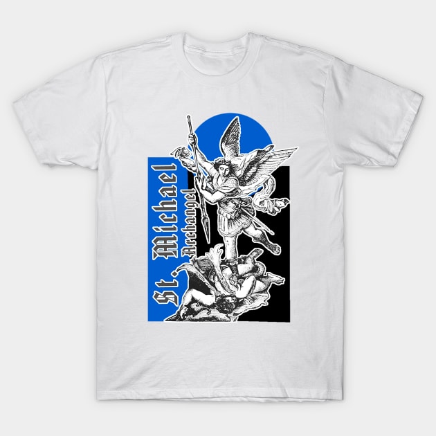 Michael angel holy warrior of heaven T-Shirt by Marccelus